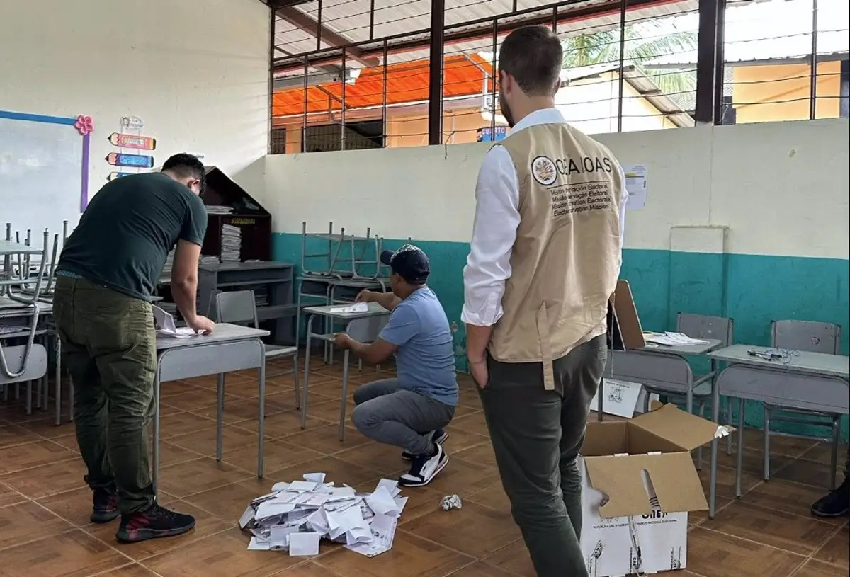 Observadores de la OEA manifiestan su “confianza” en los resultados presentados por el CNE de Ecuador