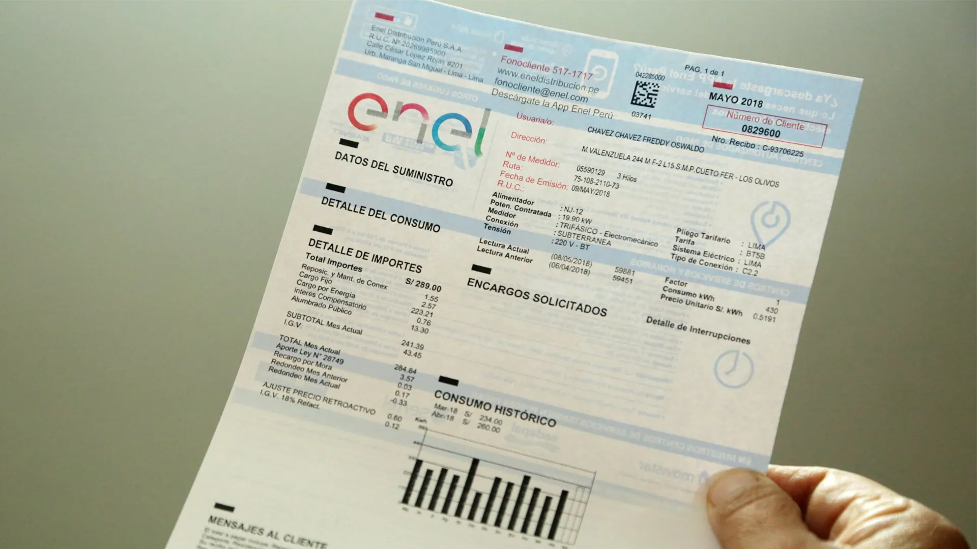 Enel amenaza a usuarios con cortar el servicio si no pagan recibos exorbitantes
