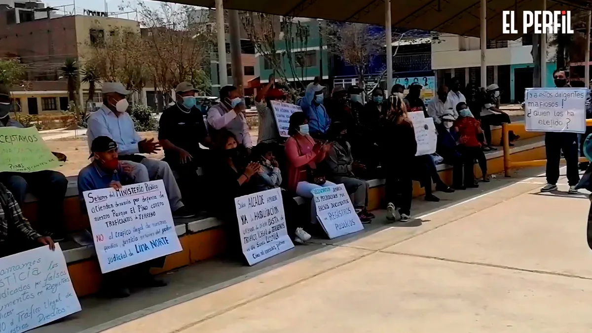 Vecinos de Santa Luzmila de Comas denuncian existencia de presuntos traficantes de terrenos