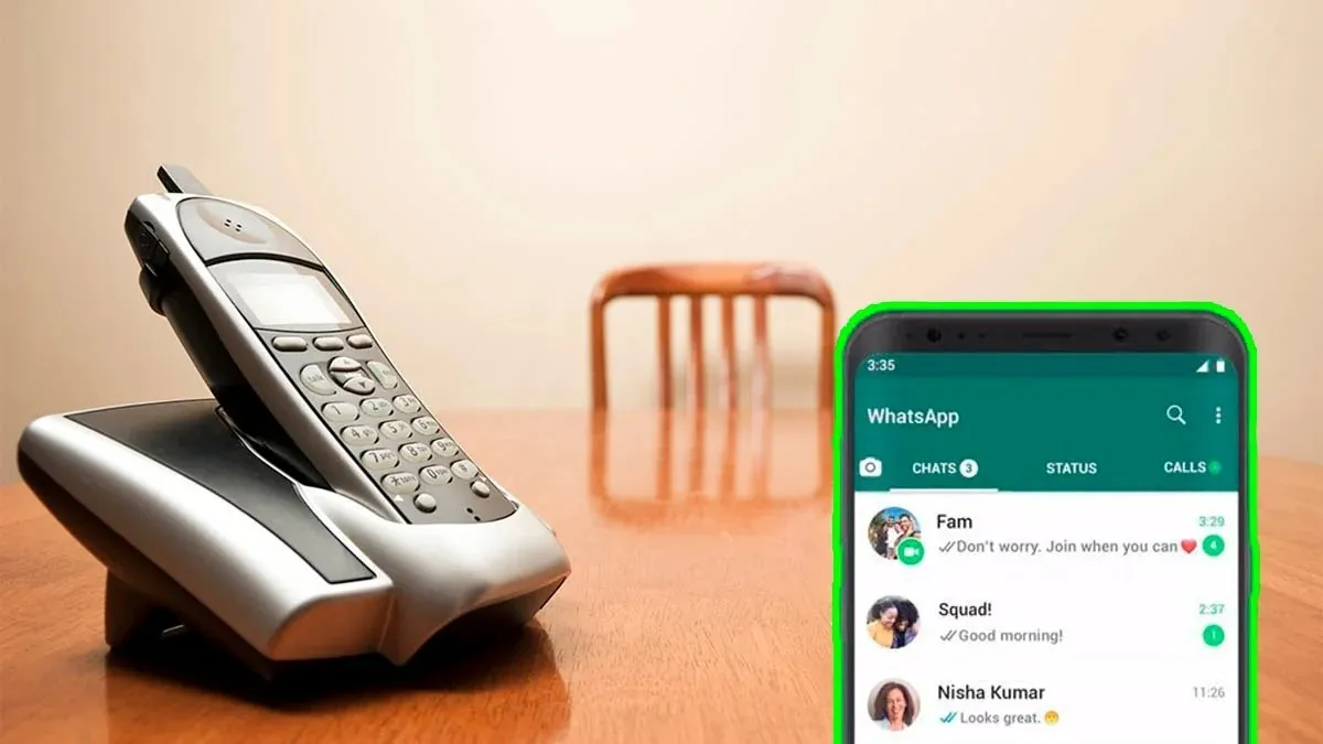 Ya puedes recibir mensajes de WhatsApp desde el teléfono fijo