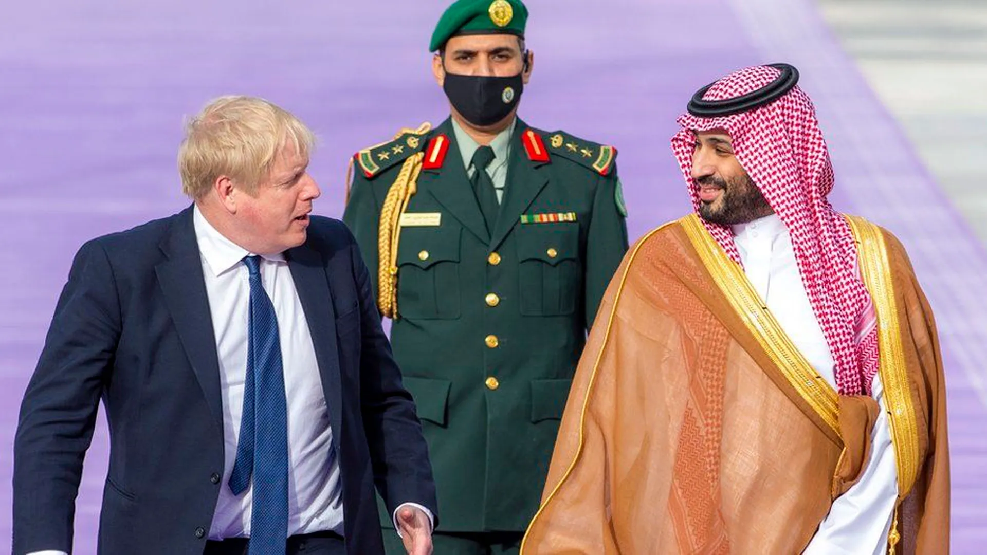 La guerra avanza 10 Boris Johnson en Arabia Saudita