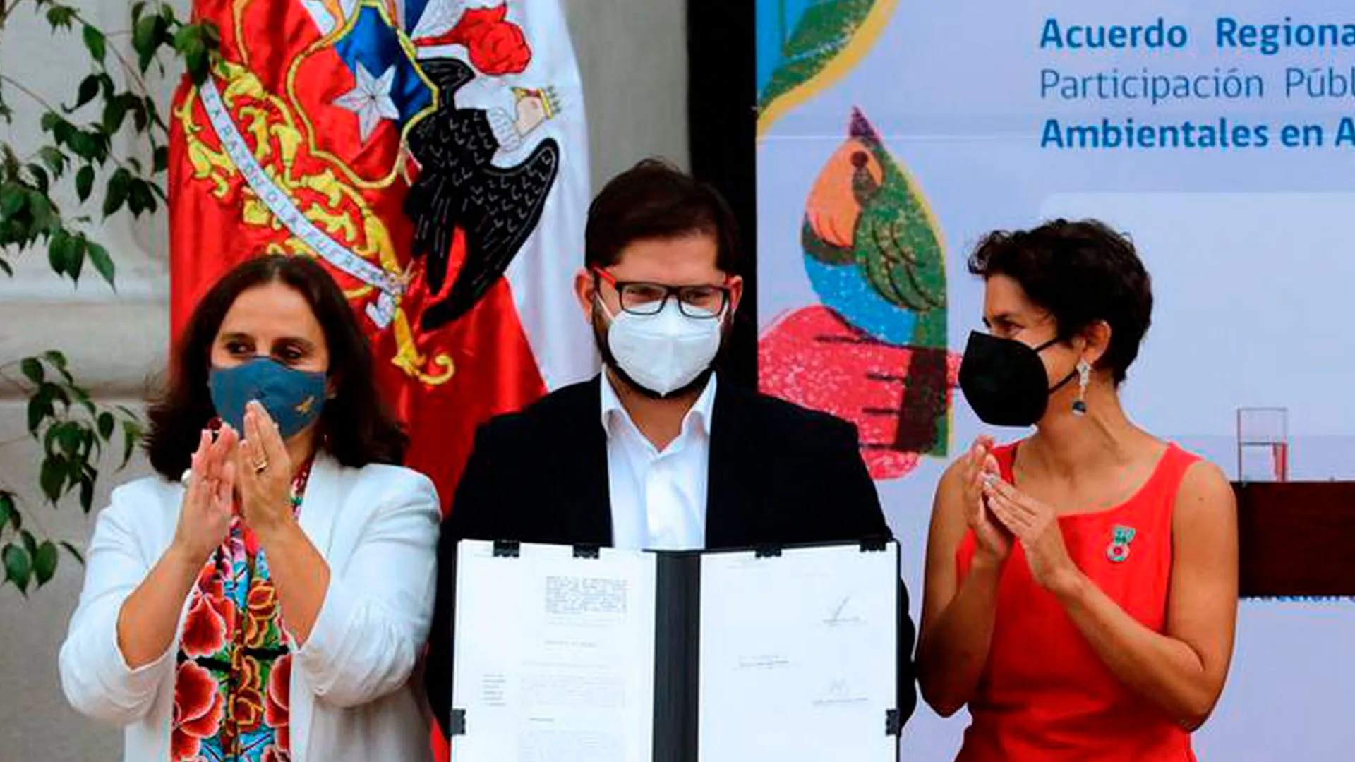 La guerra avanza 5 Boric ratifica Acuerdo de Escazú