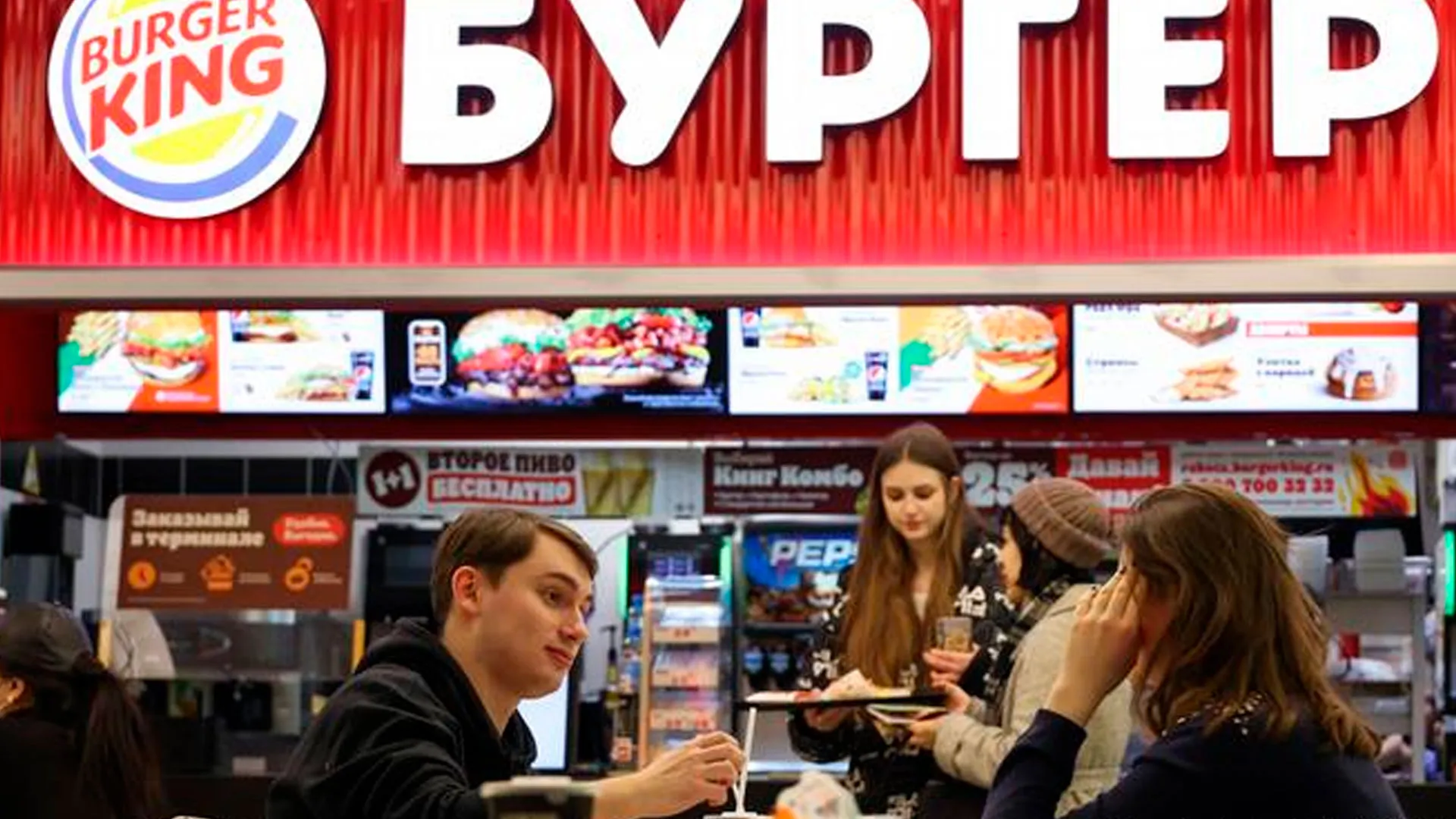 La guerra avanza 12 Burger King en Rusia
