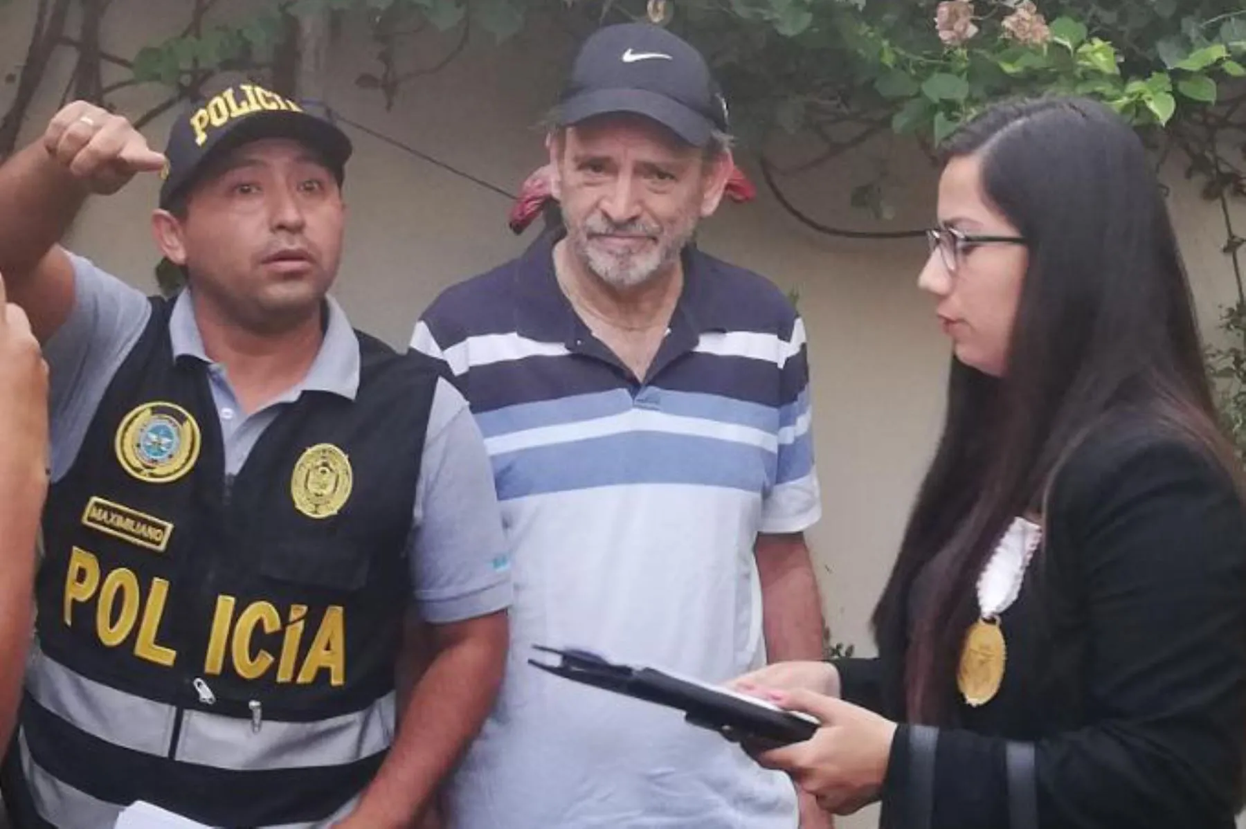 Detienen a Yehude Simon. Foto Diviac