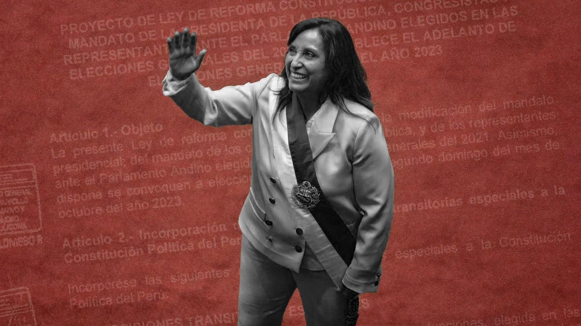 Dina Boluarte presenta proyecto para adelantar las elecciones a octubre de este ano