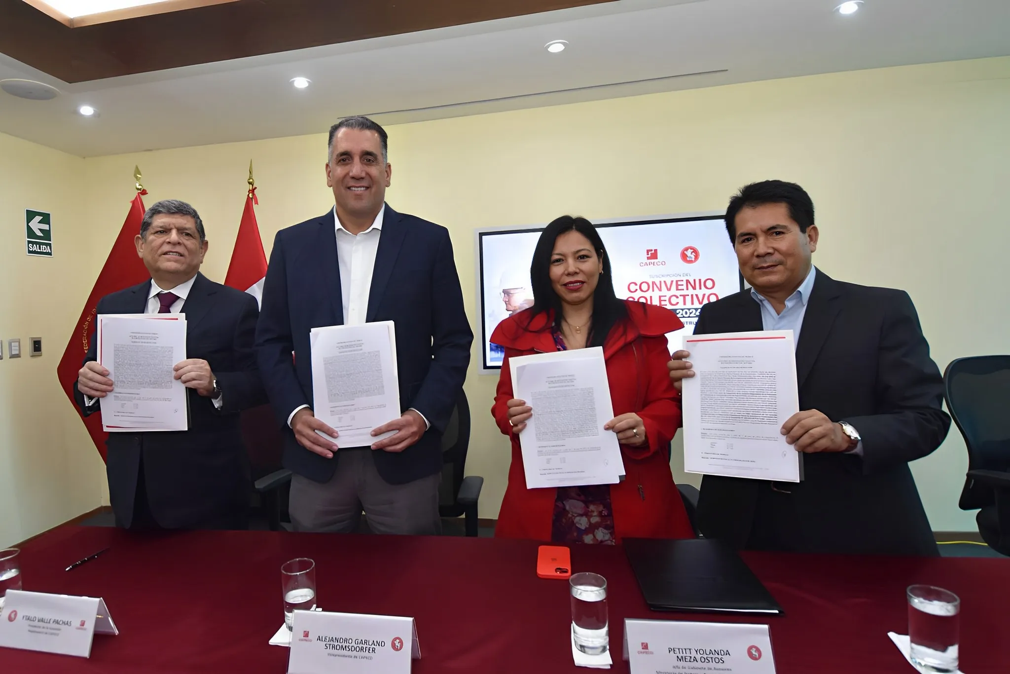 La Federación de Trabajadores en Construcción Civil del Perú y la Capeco Perú suscribieron el Convenio Colectivo 2023-2024 del Sector Construcción. (Foto: FTCCP)