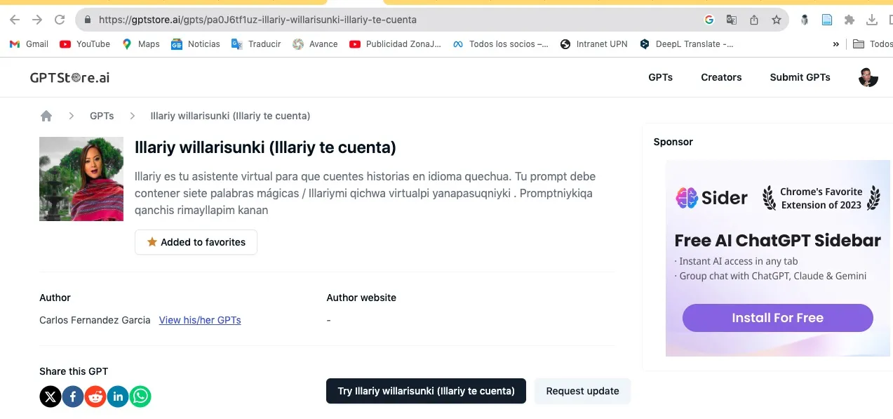 Así es "Illariy Willarisunki” (Illariy te cuenta)