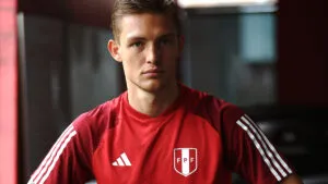 Oliver Sonne, jugador de la selección peruana de fútbol. (FPF)