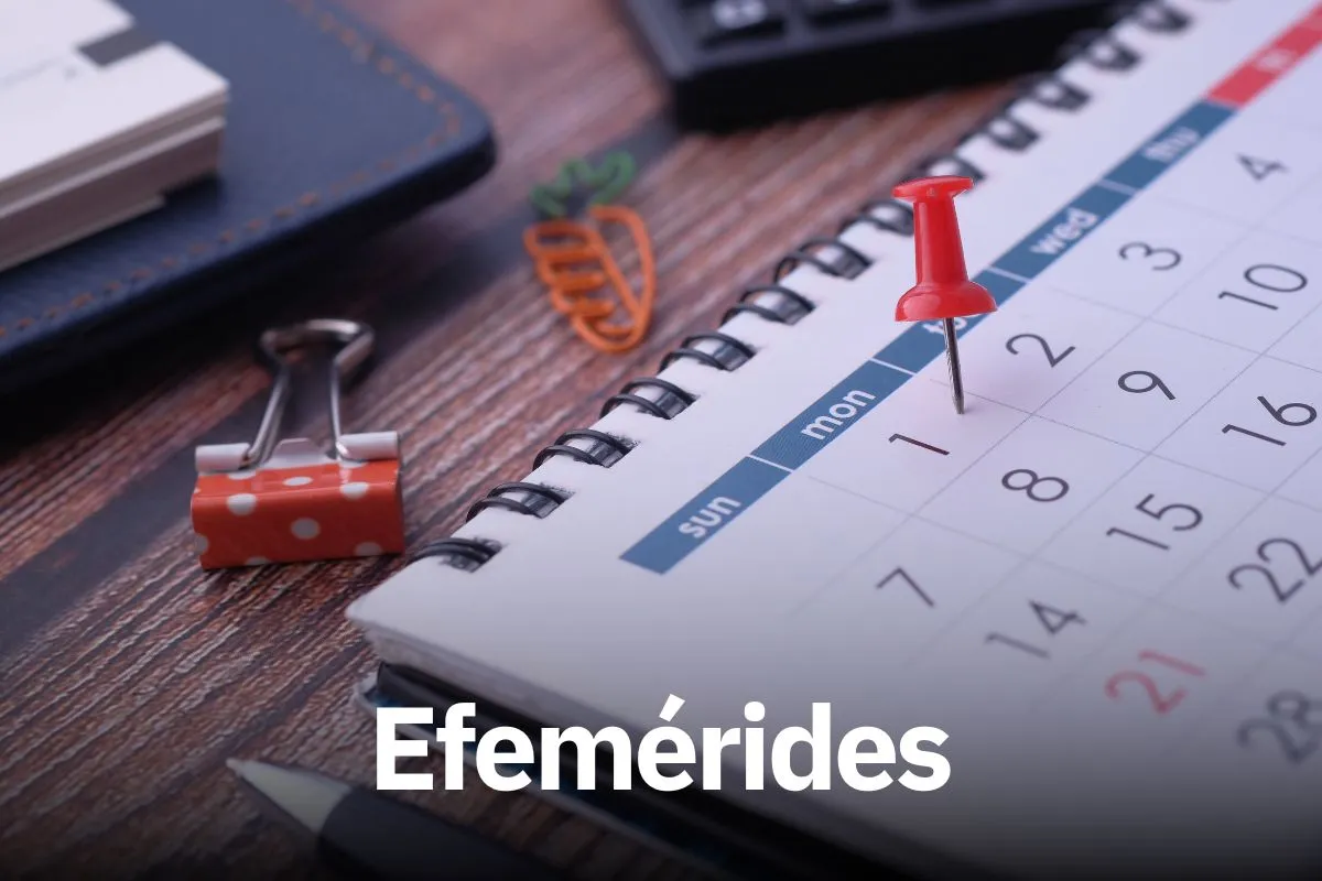 Las efemérides son acontecimientos notables que se recuerdan en su aniversario. Pueden ser de cualquier tipo, desde eventos históricos y culturales hasta fechas religiosas y personales.