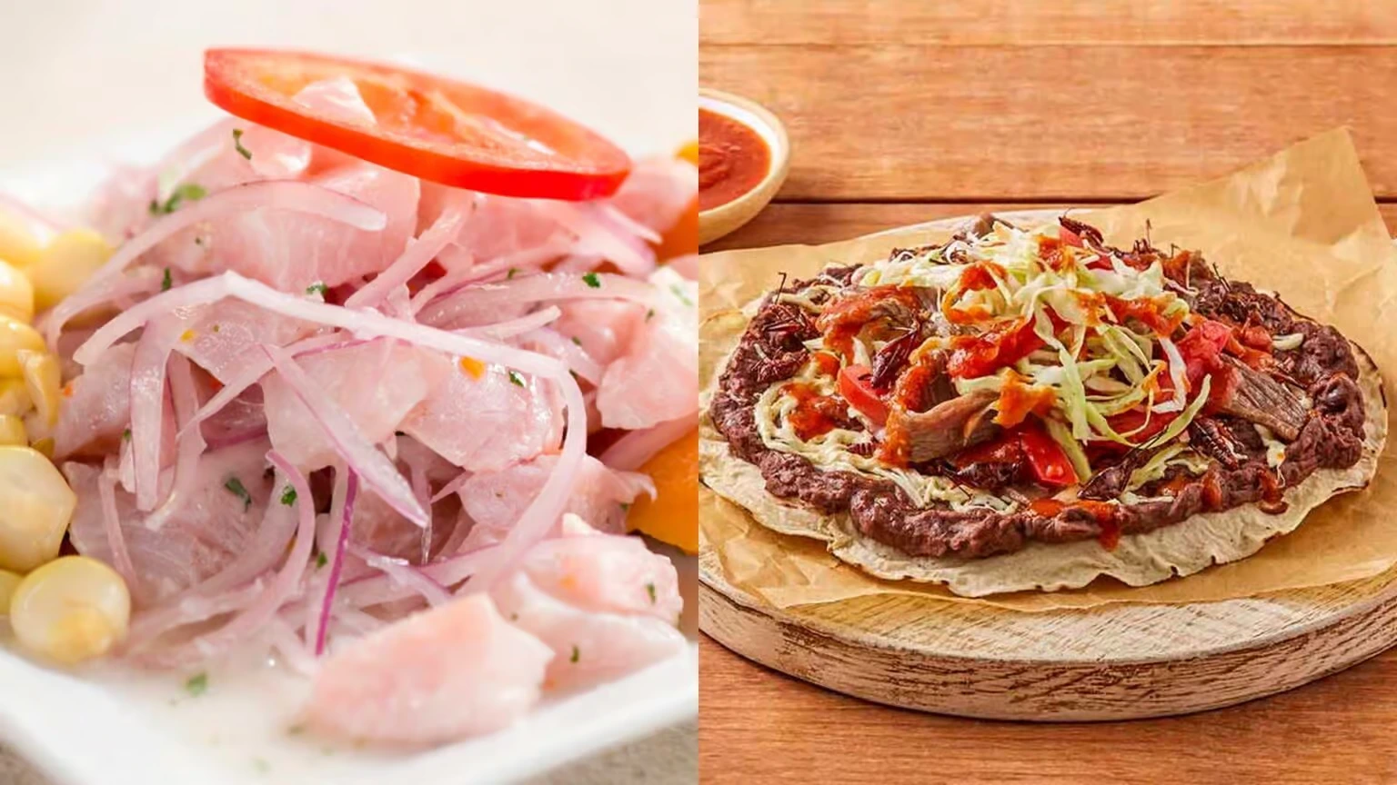 El ceviche perdio contra la tlayuda mexicana en curioso concurso de
