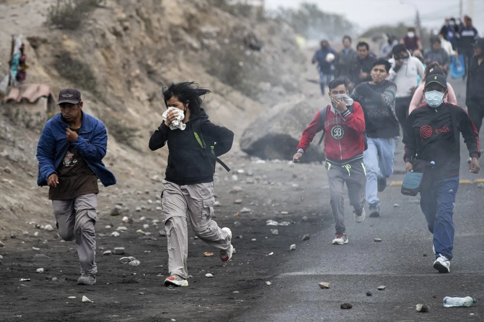 EuropaPress 4935735 19 january 2023 peru arequipa anti government protesters battle security