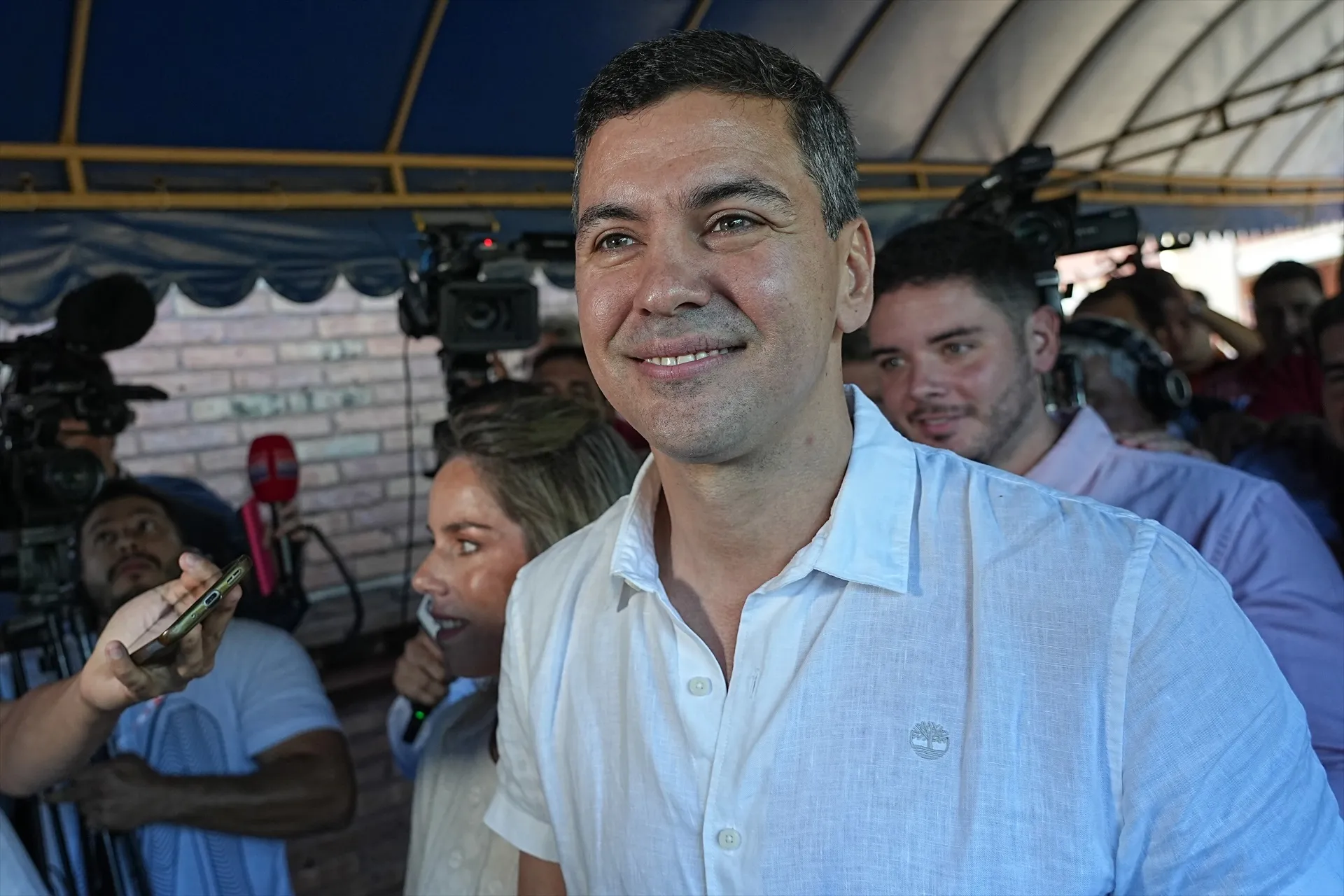 EuropaPress 5164836 presidente electo paraguay santiago pena partido colorado asuncion