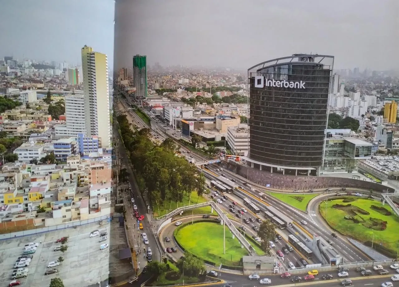 Imponente edificio Interbank