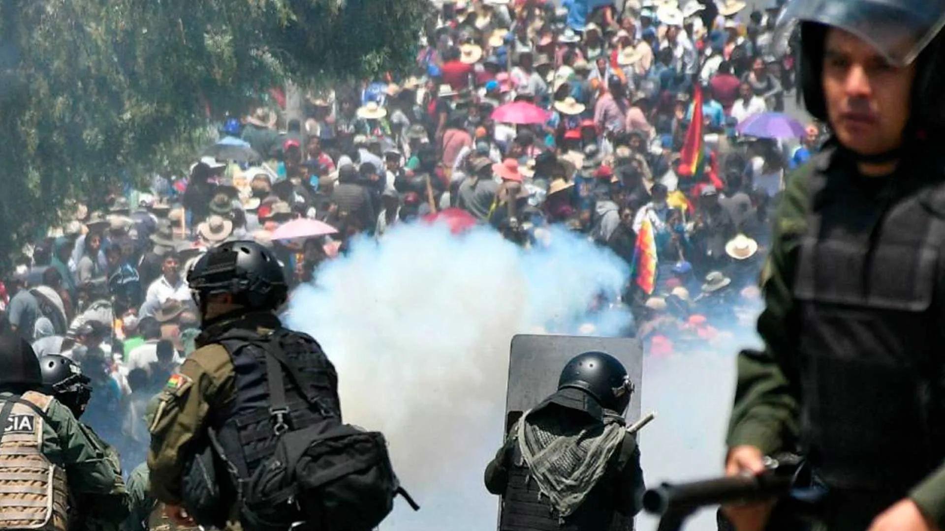 Movilizaciones en Bolivia por nueva postergacion de las elecciones presidenciales