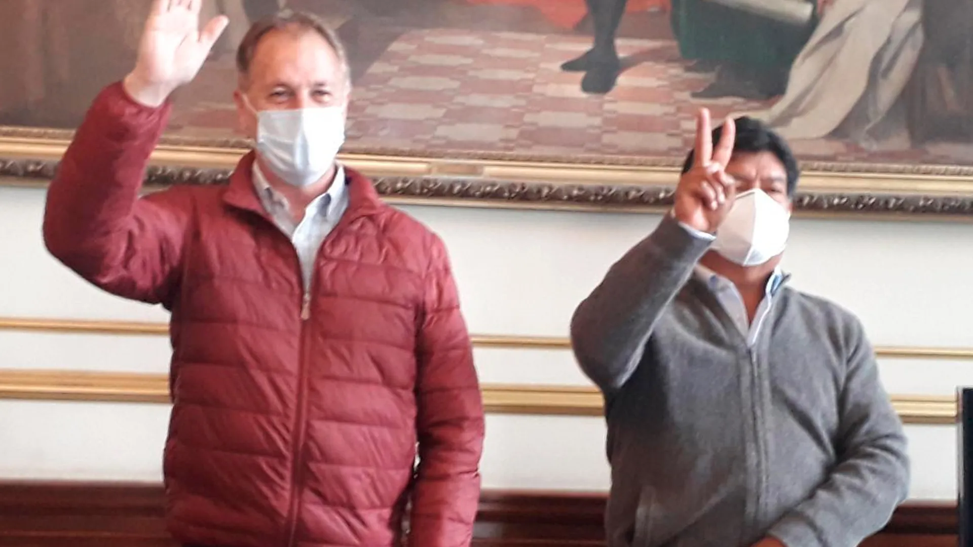Nuevo alcalde de La Victoria se reunio con Jorge Munoz