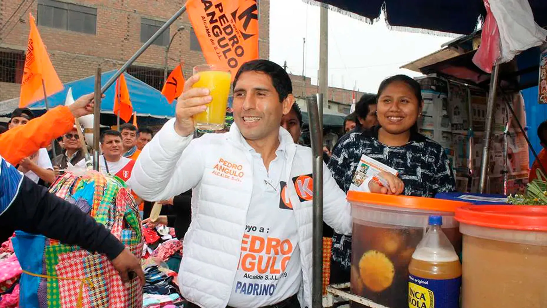 Pedro Angulo el padrino