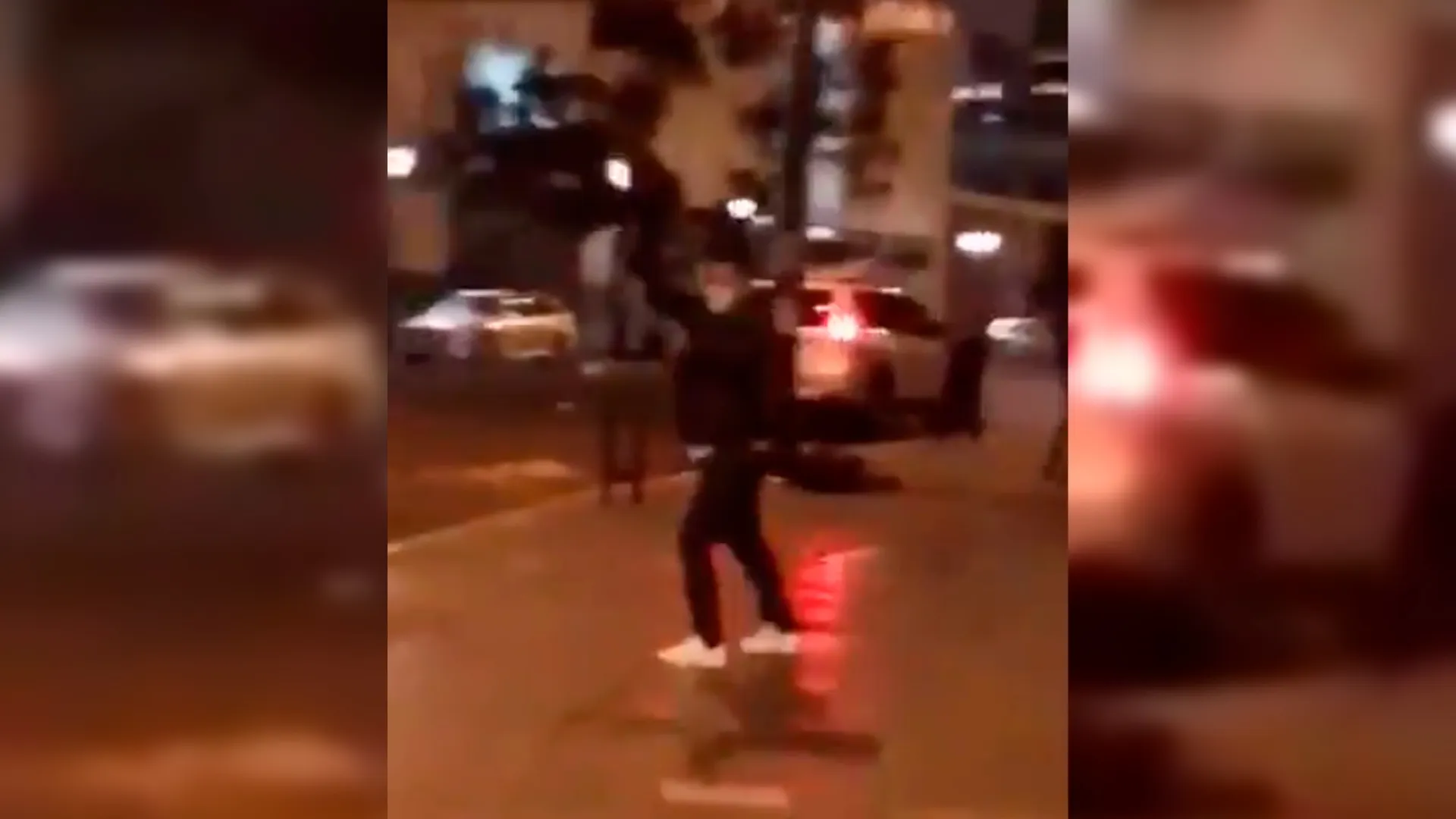 Policia encubierto disparo en marcha pacifica contra el golpe de Estado