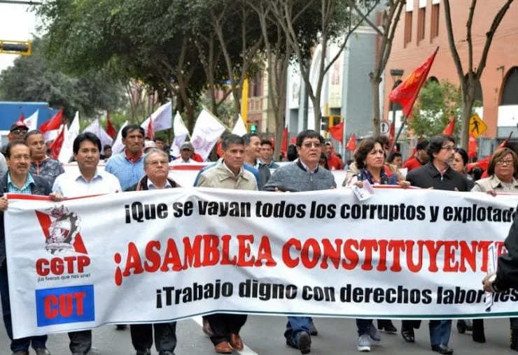 Trabajadores con el pueblo por una politica decente por Luis Villanueva Carbajal 1