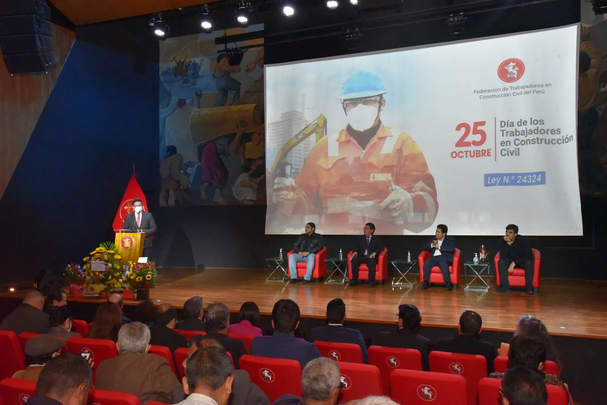 Con balances y demandas, obreros de construcción civil celebraron su día 2 Trabajadores de construccion civil celebraron su dia en su sede sindical en La Victoria