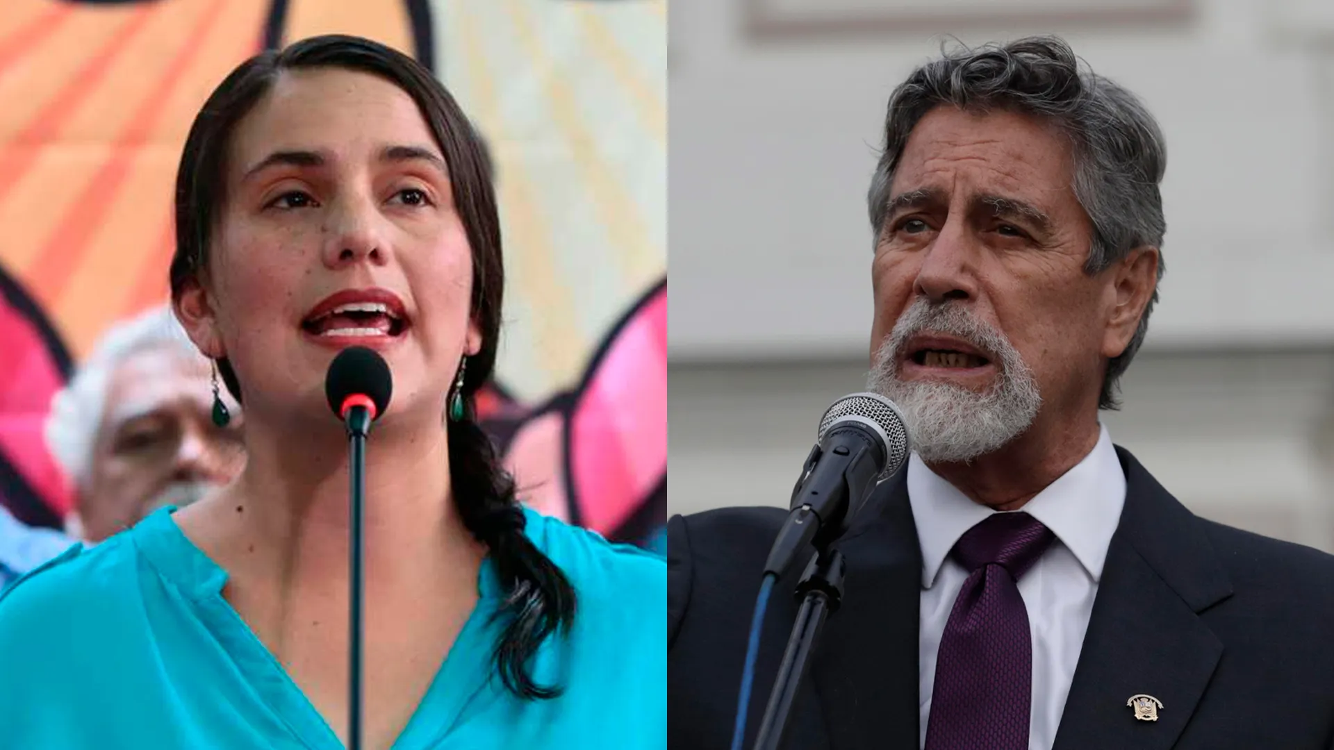 Veronika le responde a Sagasti