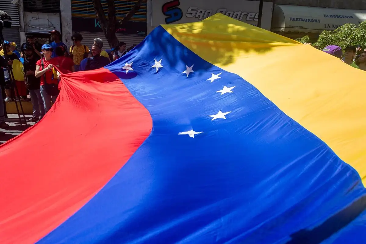 Archivo - Concentración contra el Gobierno de Nicolás Maduro antes de su toma de posesión en enero - Jimmy Villalta - Archivo