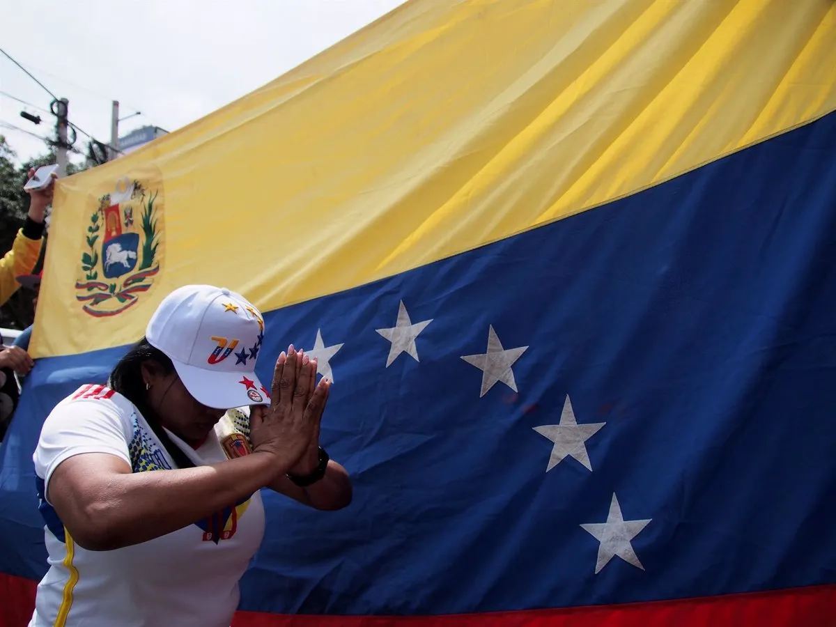 Archivo - Concentración de apoyo al opositor venezolano Edmundo González en Lima, Perú - Europa Press/Contacto/Carlos Garcia Granthon