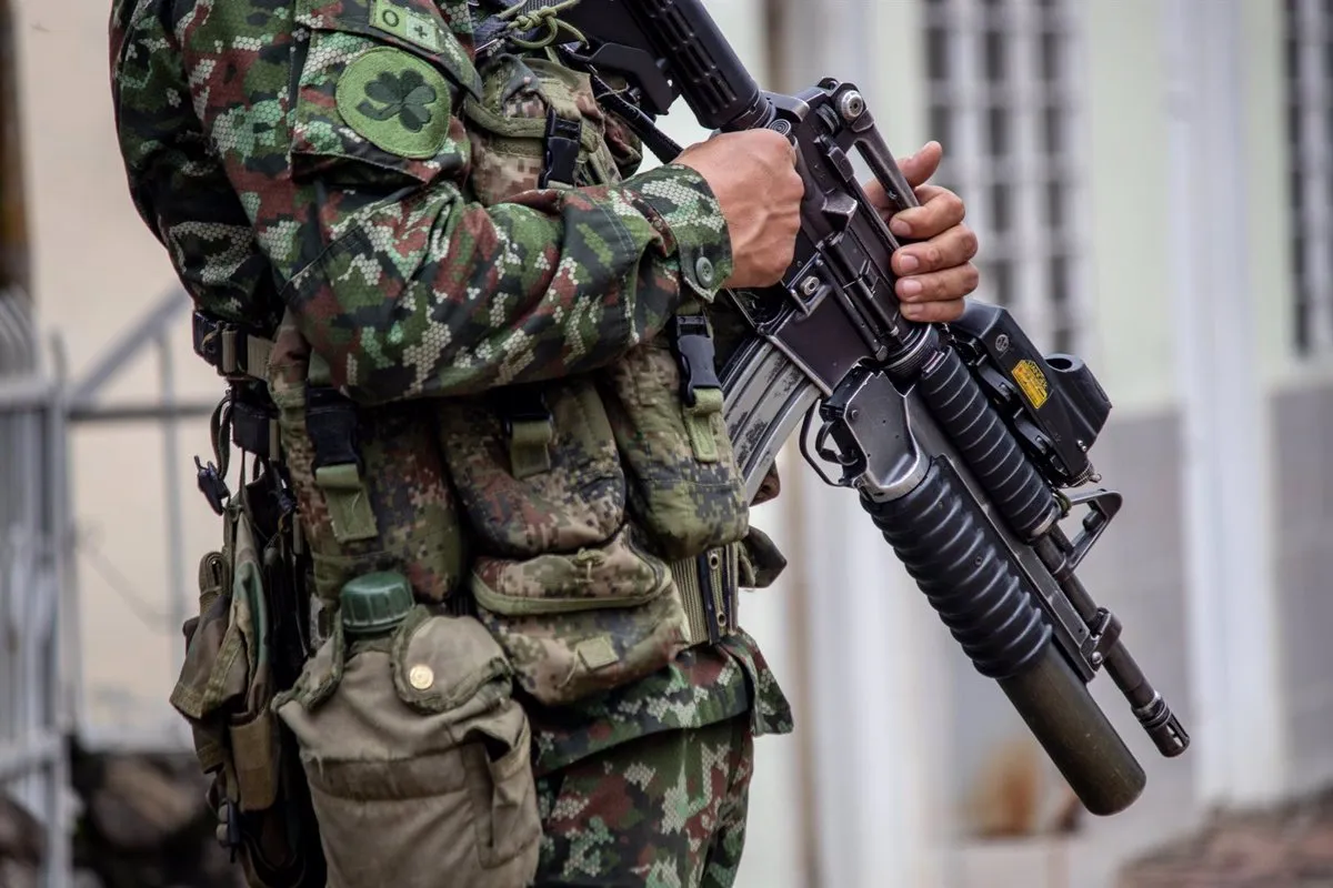 Archivo - Efectivo del Ejército de Colombia - Europa Press/Contacto/Sebastian Marmolejo