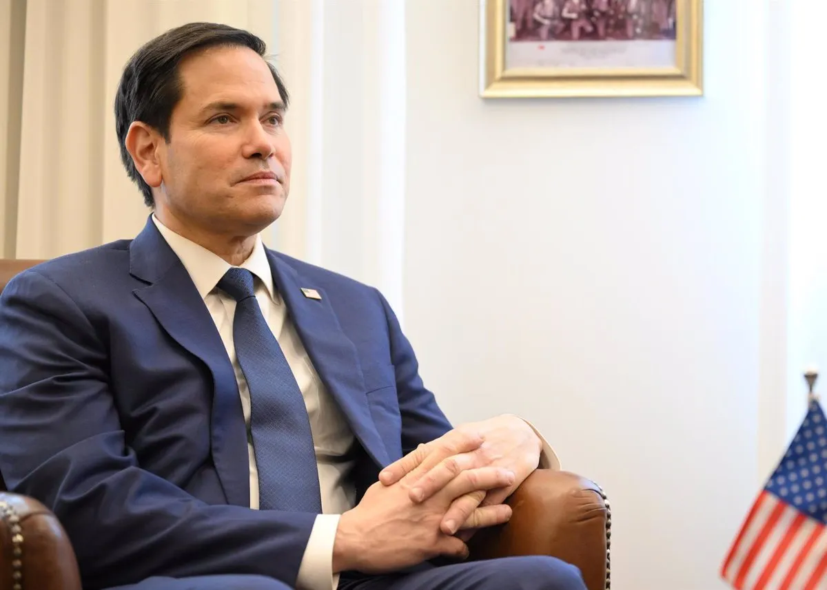 Archivo - El secretario de Estado estadounidense, Marco Rubio - Europa Press/Contacto/David Azagury/Us State