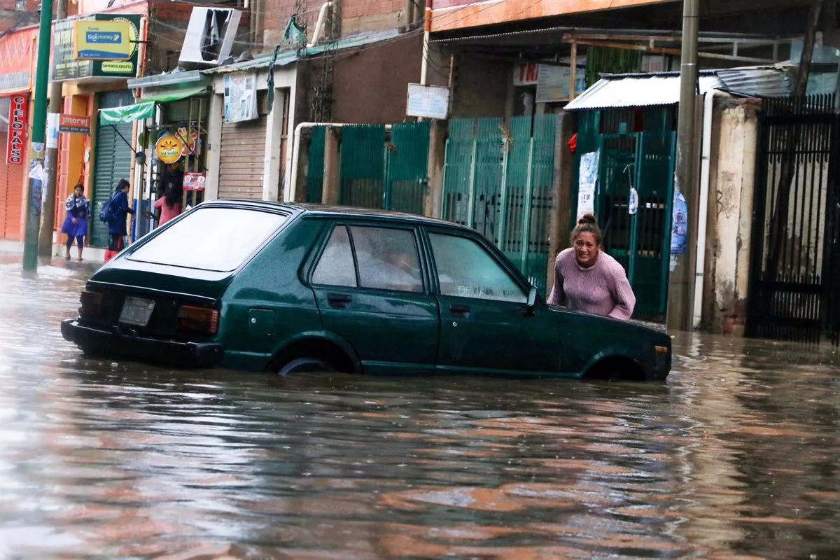 Archivo - Imagen de archivo de inundaciones en Bolivia - David Flores/dpa - Archivo