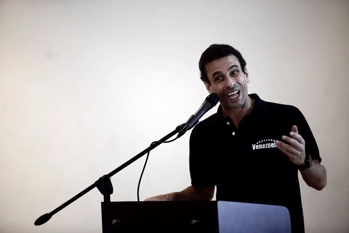 Archivo - Imagen de archivo del dirigente político opositor venezolano Henrique Capriles, que fue candidato presidencial en 2012 y 2013