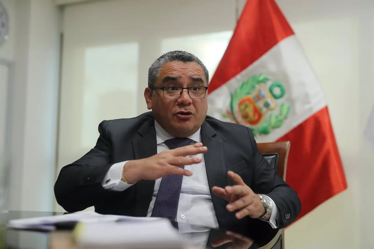 Archivo - Juan José Santiváñez, ministro del Interior de Perú. - Europa Press/Contacto/El Comercio - Archivo