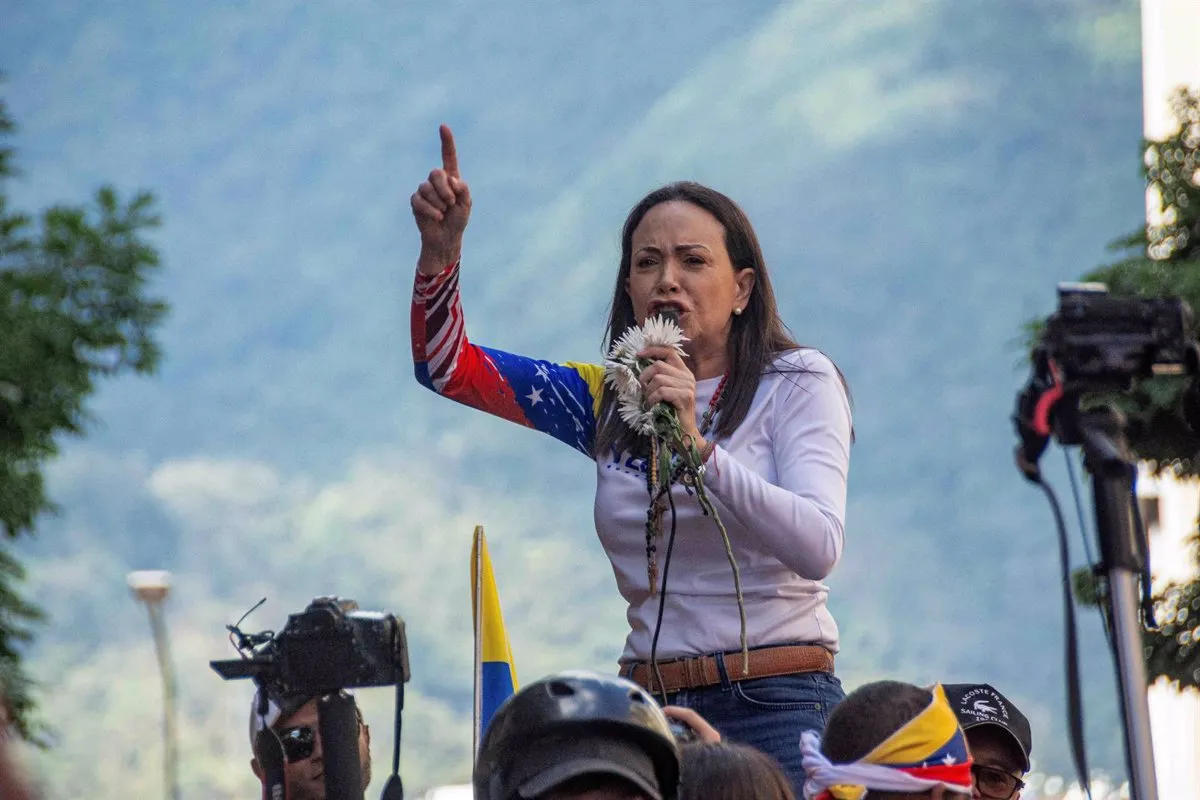 Archivo - La líder de la oposición venezolana, María Corina Machado - Europa Press/Contacto/Jimmy Villalta - Archivo