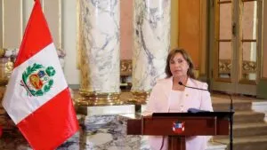 Archivo - La presidenta de Perú, Dina Boluarte - Europa Press/Contacto/Carlos Garcia Granthon