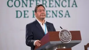 Archivo - Luis Arce, presidente de Bolivia, durante una visita en México - JULIAN LOPEZ / ZUMA PRESS / CONTACTOPHOTO