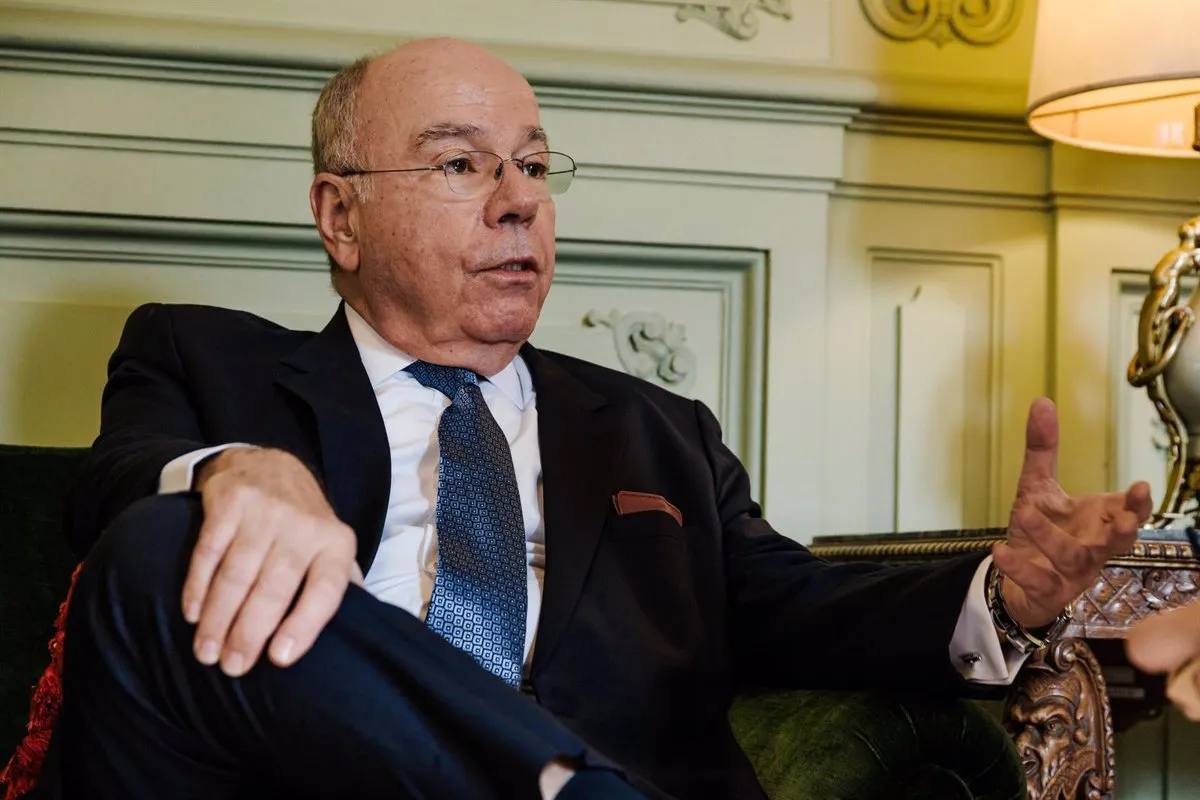 El ministro de Asuntos Exteriores de Brasil, Mauro Vieira, durante una entrevista para Europa Press. - Carlos Luján - Europa Press