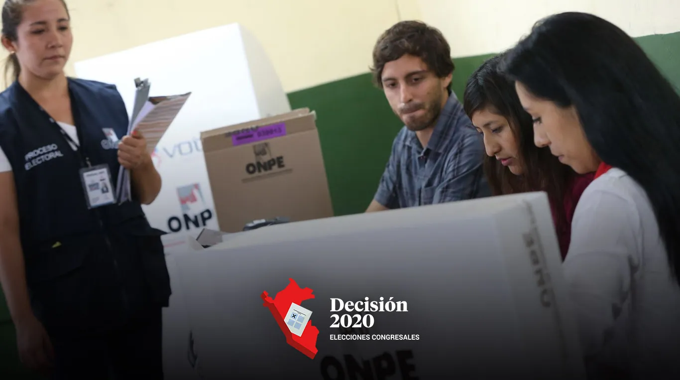 elecciones congresales en vivo peru 2020