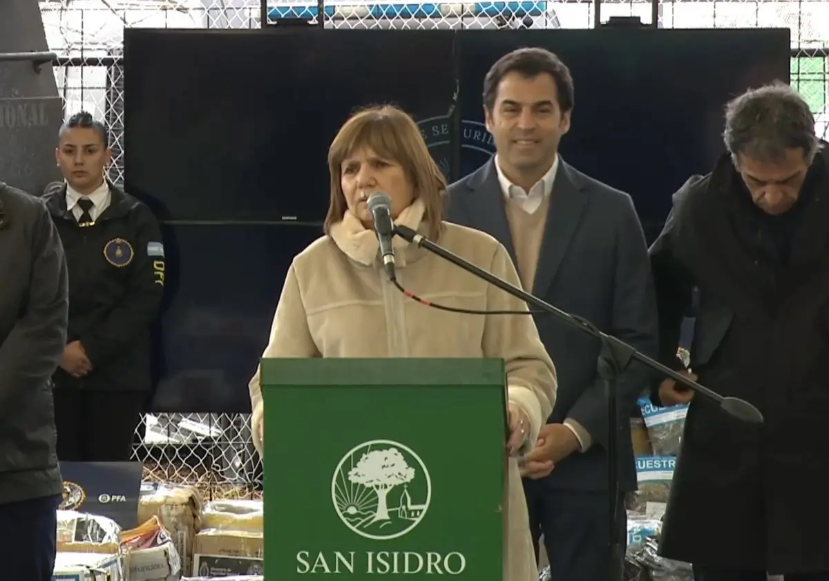 Archivo - La ministra de Seguridad de Argentina, Patricia Bullrich - MINISTERIO DE SEGURIDAD DE ARGENTINA - Archivo