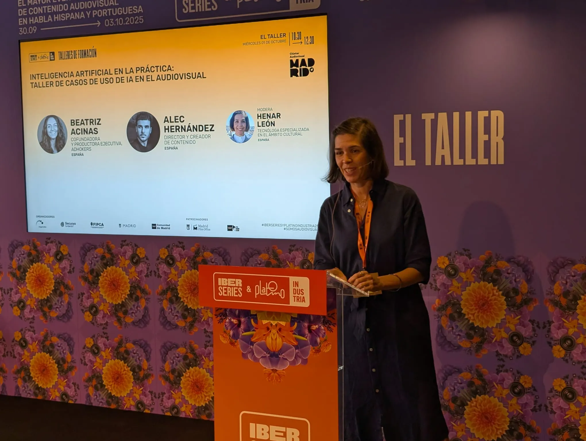 Henar León en Iberseries & Platino Industria.