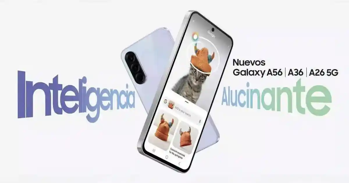 Samsung presenta los Galaxy A56, A36 y A26 con IA avanzada y 6 años de actualizaciones