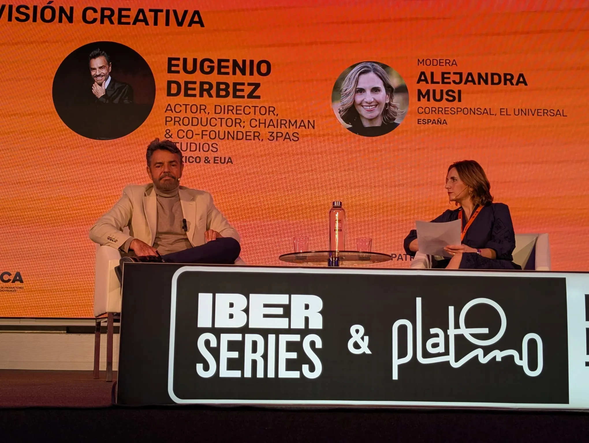 Eugenio Derbez en Iberseries y Platino Industria
