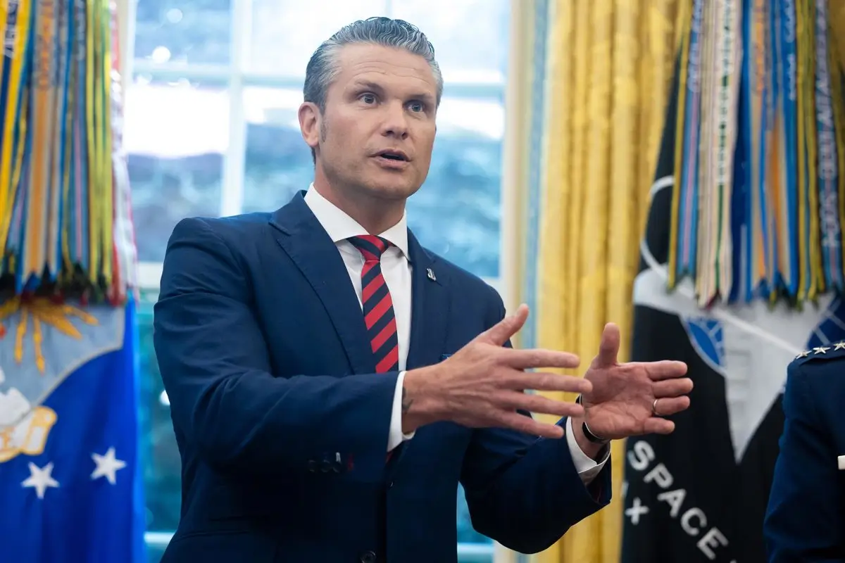 Pete Hegseth, secretario de Defensa. - Europa Press/Contacto/Francis Chung - Pool via CNP