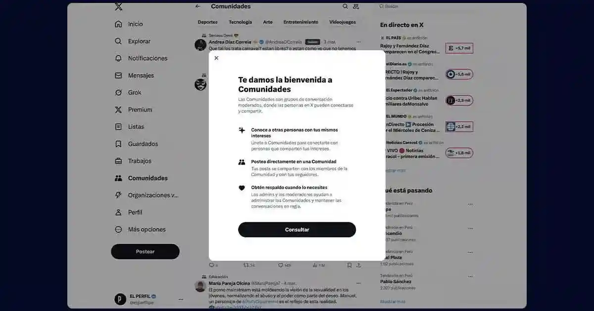 Rediseño en Comunidades de X: más control y personalización para usuarios