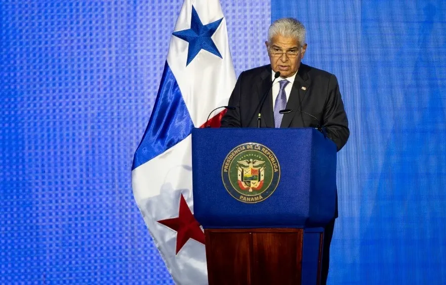 (Foto de ARCHIVO) El presidente de Panamá, José Raúl Mulino REMITIDA / HANDOUT por PRESIDENCIA DE PANAMÁ Fotografía remitida a medios de comunicación exclusivamente para ilustrar la noticia a la que hace referencia la imagen, y citando la procedencia de la imagen en la firma 02/2/2025