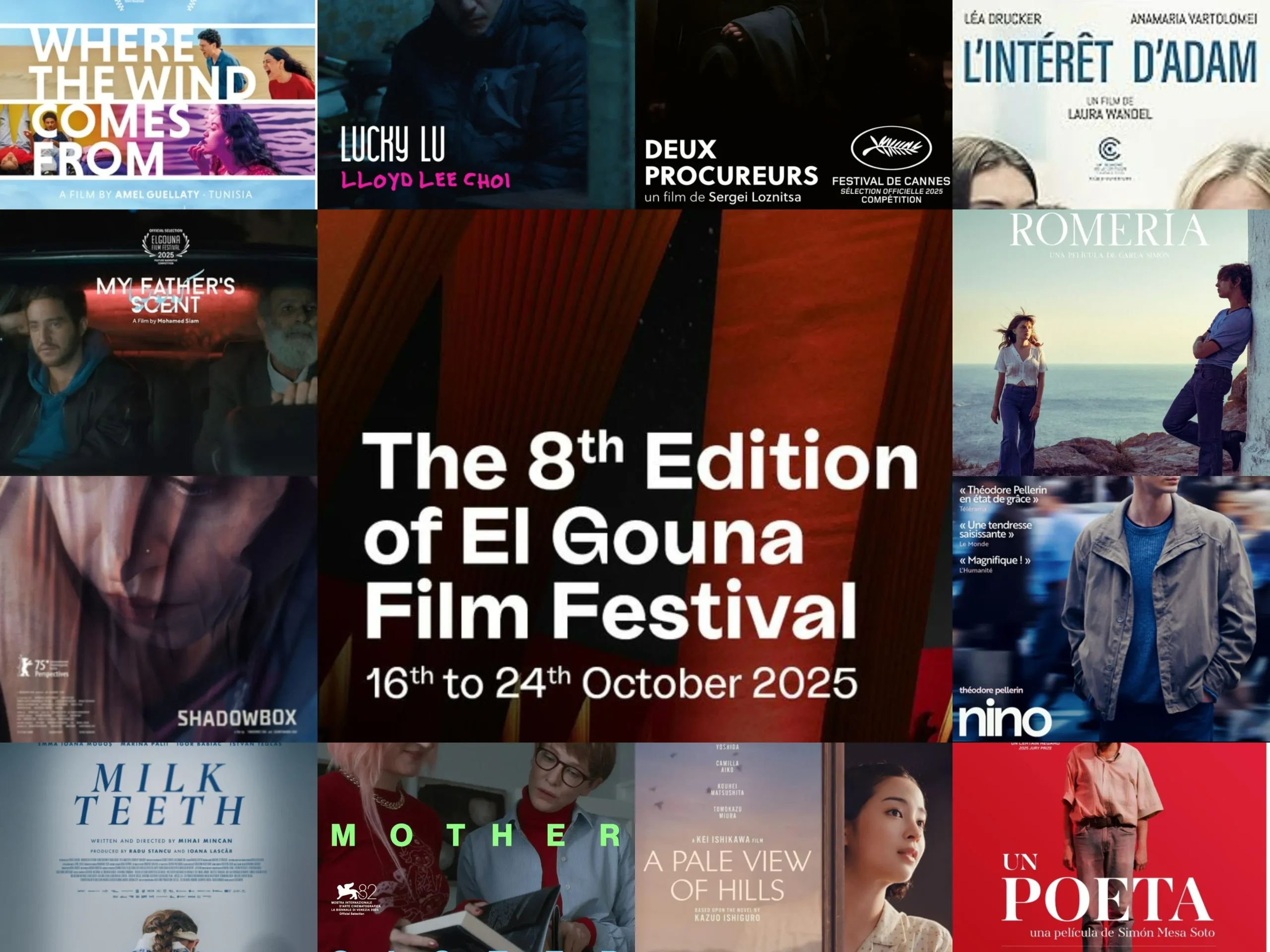 El Gouna Film Festival 2025 revela su Competencia de Largometrajes de Ficción: del León de Oro de Jarmusch al éxito colombiano Un Poeta