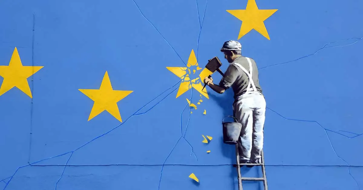 Mural de Banksy sobre la Unión Europea | Foto: Dunk/Flickr - CC BY 2.0