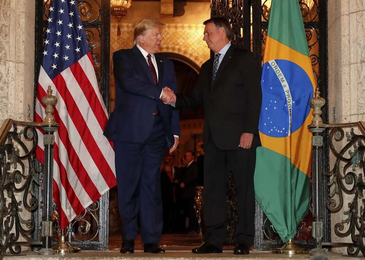 Archivo - Donald Trump y Jair Bolsonaro (archivo) - Europa Press/Contacto/Alan Santos/President Brazil