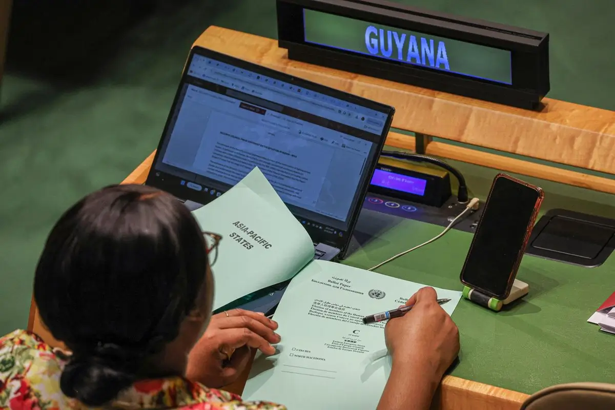 Archivo - Imagen de archivo de una representante de Guyana ante la ONU. - Europa Press/Contacto/Bianca Otero - Archivo