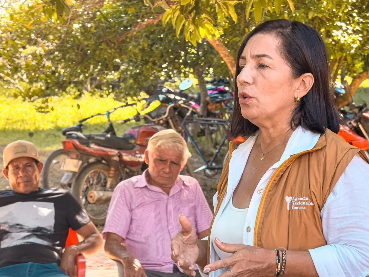 La candidata al Congreso por el Pacto Histórico en la región colombiana de Caribe Alexandra Pineda, en un acto público - ALEXANDRA PINEDA EN X