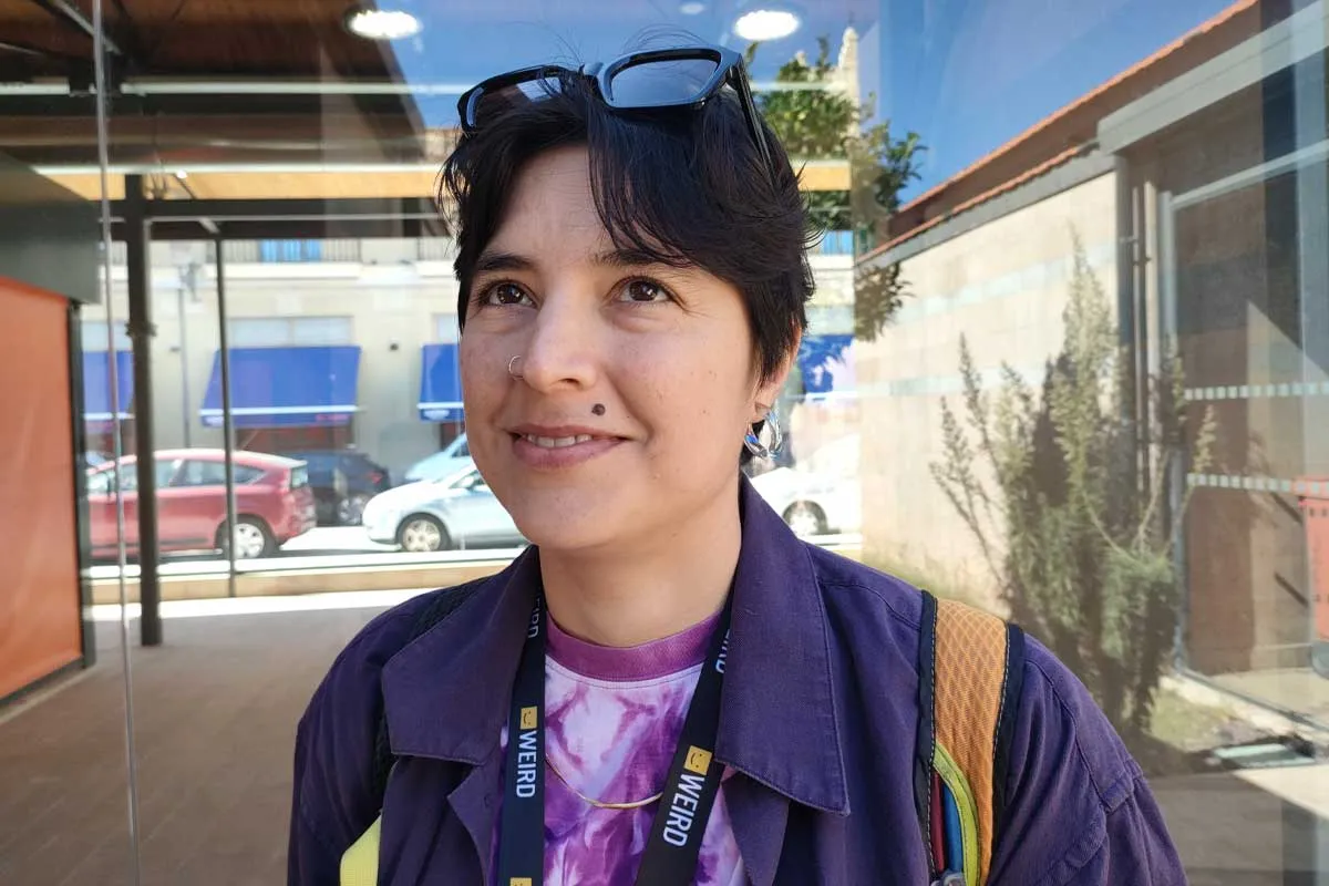En el marco del Weird Market de Valencia, la guionista y directora Aline Romero promociona 'El viaje de Azul', un ambicioso proyecto de animación mexicano (David Sánchez)