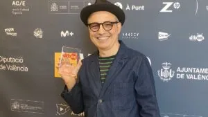 Pablo Berger, director de Robot Dreams, galardonado en el Weird Market de Valencia (David Sánchez)